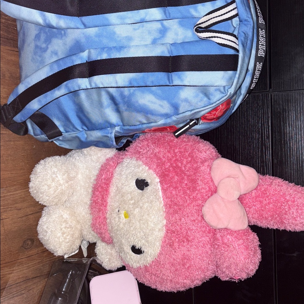 MELODY Pink and White Plush Toy - Picture 4 of 4
